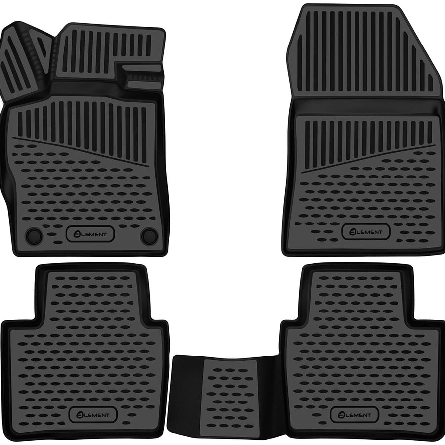 3D Element Gummi Fußmatten für PEUGEOT 408 2017- Europäische Version , 4er Set