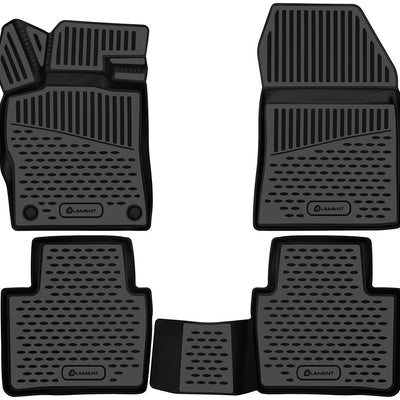 3D Element Gummi Fußmatten für PEUGEOT 408 2017- Europäische Version , 4er Set