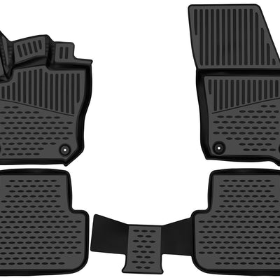 3D Element Gummi Fußmatten für VOLKSWAGEN Tiguan (II Restyling) 2020-, SUV, Hybrid 5-Türer. Europäische Version , 4er Set