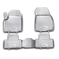 3D Element Gummi Fußmatten für LAND ROVER Range Rover Evoque, 2011-2018, 4er Set Schwarz