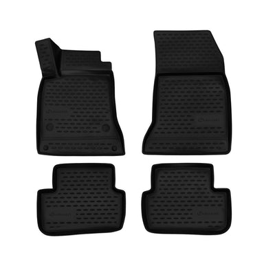 3D Element Gummi Fußmatten für MERCEDES-BENZ CLA-class (X156), 2013-2019, 4er Set Schwarz