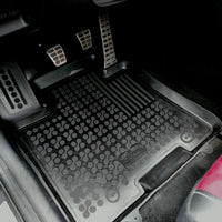Gummi Fußmatten für Dacia Lodgy / Lodgy Stepway Schwarz / 7-Sitzer