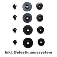 Gummi Fußmatten für Kia Sportage IV Facelift Schwarz