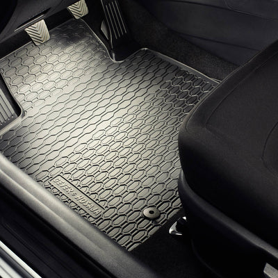 Gummi Fußmatten Geyer Hosaja für Ford Fiesta VIII Puma Schwarz