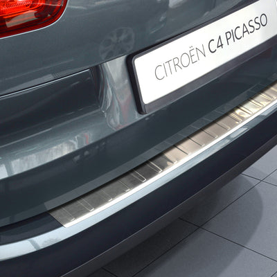 Ladekantenschutz für Citroen C4 Picasso II Silber Matt