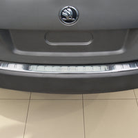 Ladekantenschutz für Skoda Fabia II Combi Silber Matt