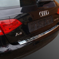 Ladekantenschutz für Audi A4 B8 Avant FL Silber Matt
