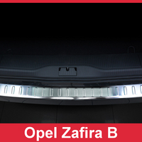 Ladekantenschutz für Opel Zafira B Silber Matt
